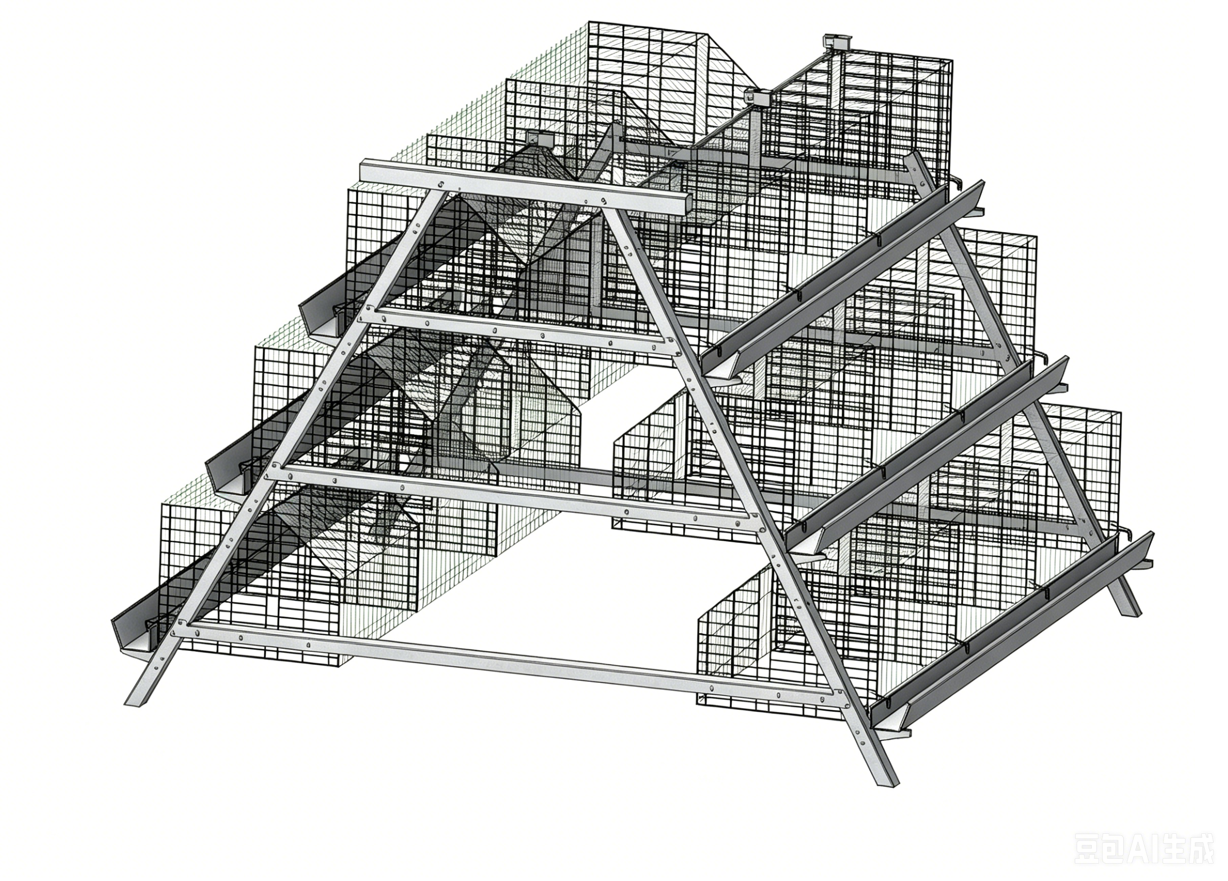 step type brooder cage step type brooder cage